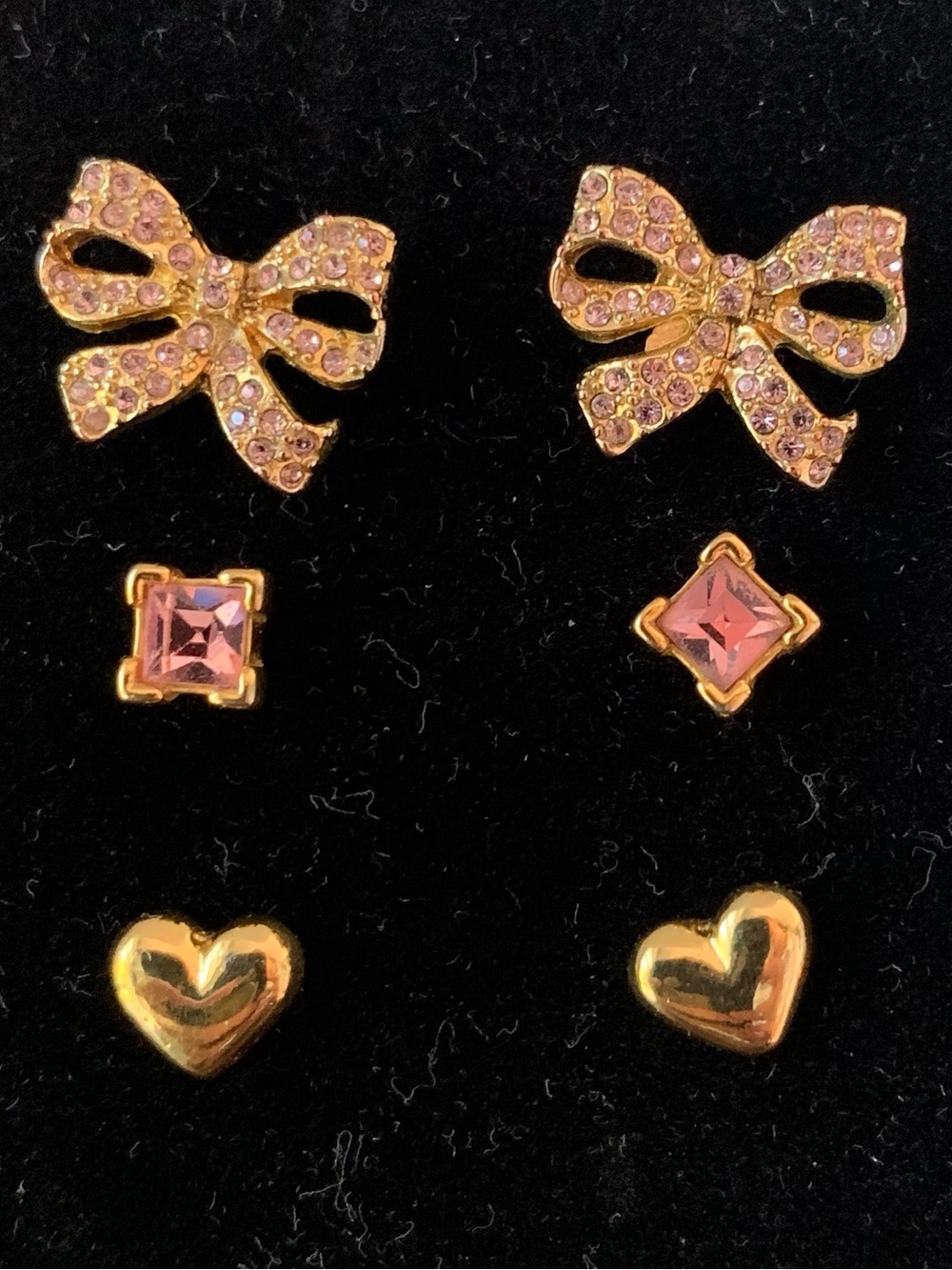 Bundle of 6 pairs of goldtone earrings - Picture 4 of 6